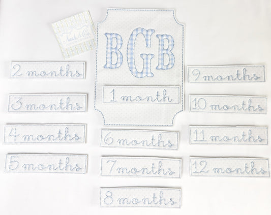 Monthly Milestone Interchangeable Cards