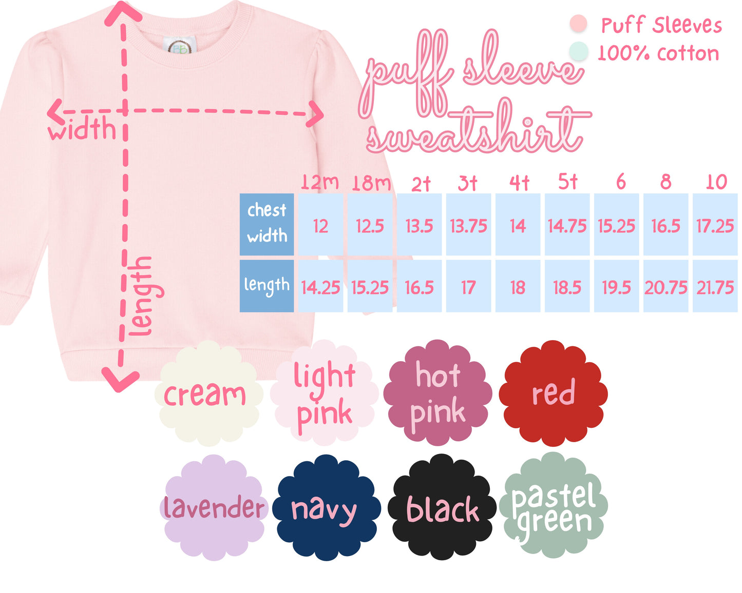 Girls Ruffle Sweatshirt