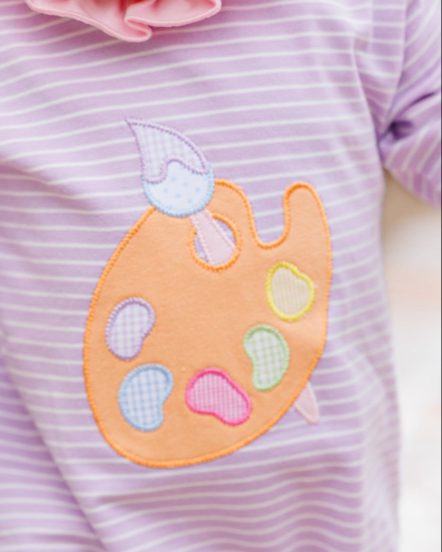 Pretty Painter Ruffle Romper