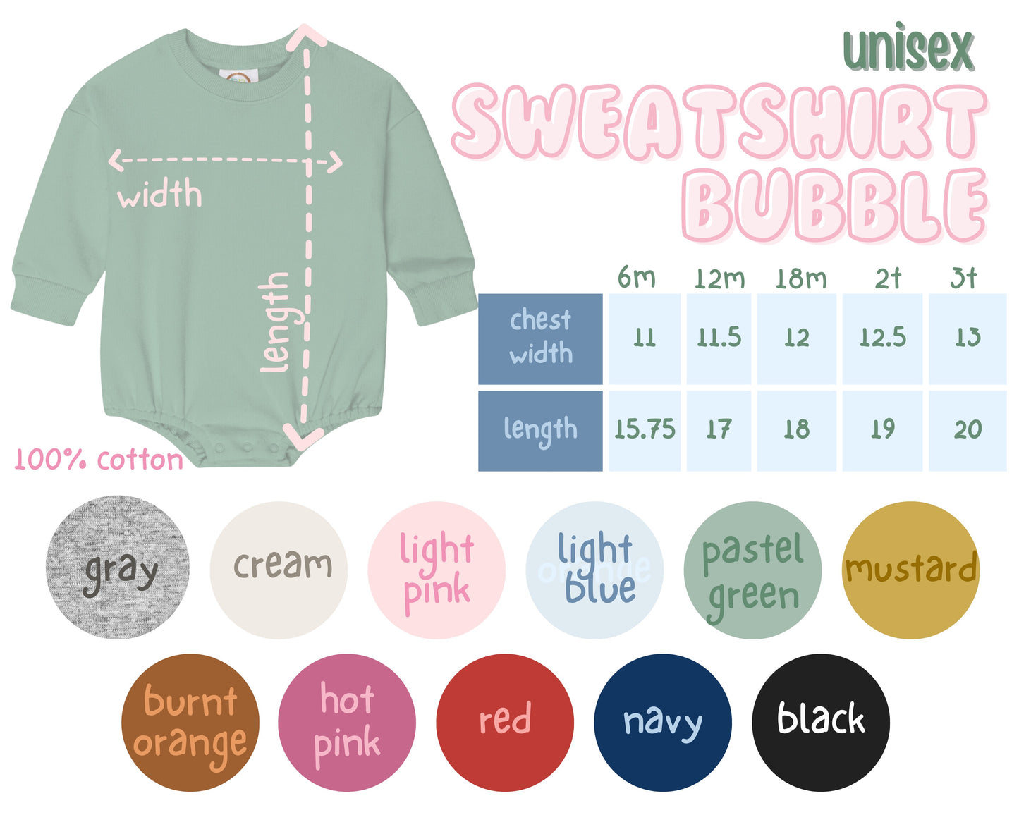 Unisex Sweatshirt Bubble