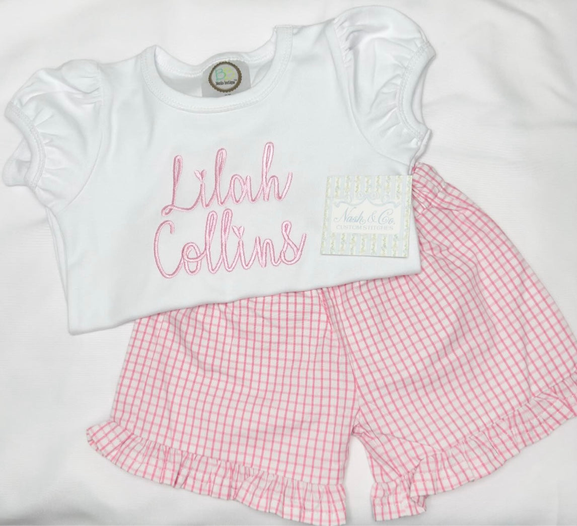 Girl’s Tee + Short Set