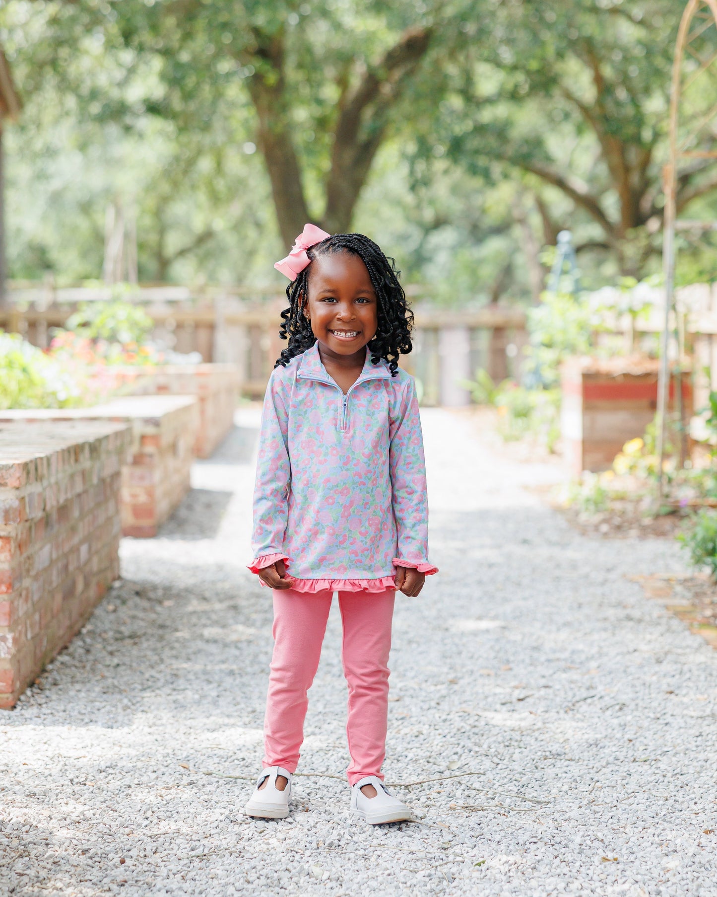 Cottage Blooms Elise Ruffle Pullover Set