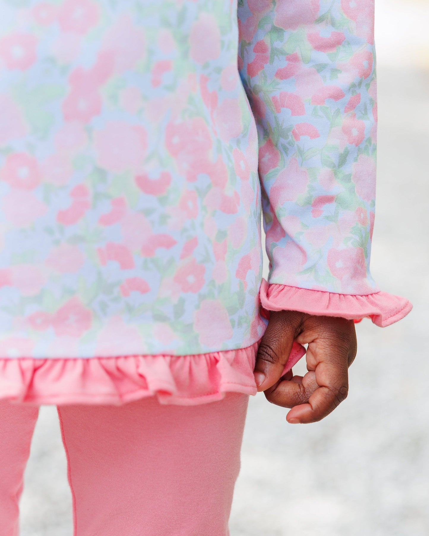Cottage Blooms Elise Ruffle Pullover Set