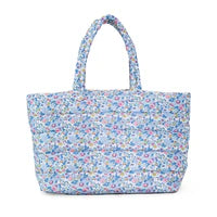 Quilted Luxe Puffer Tote - Bridgehampton Floral
