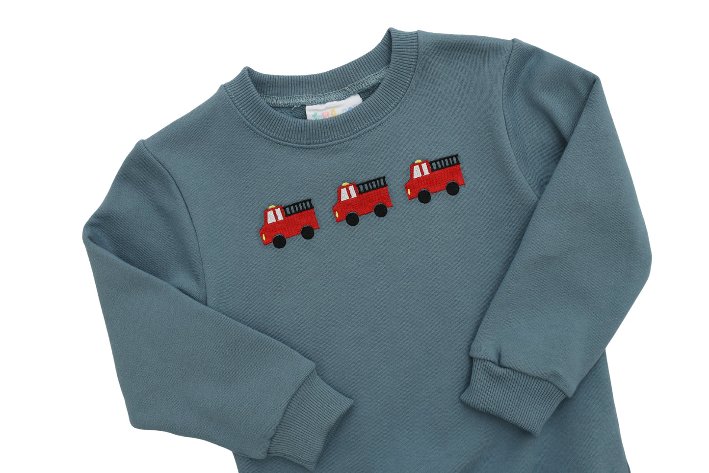 Firetruck Trio French Terry Pullover