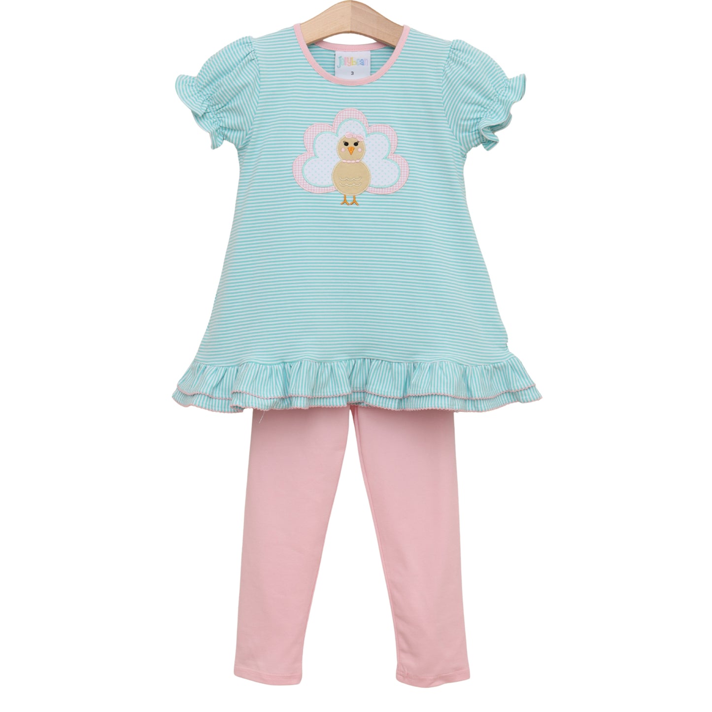 Give Thanks Ruffle Pants Set