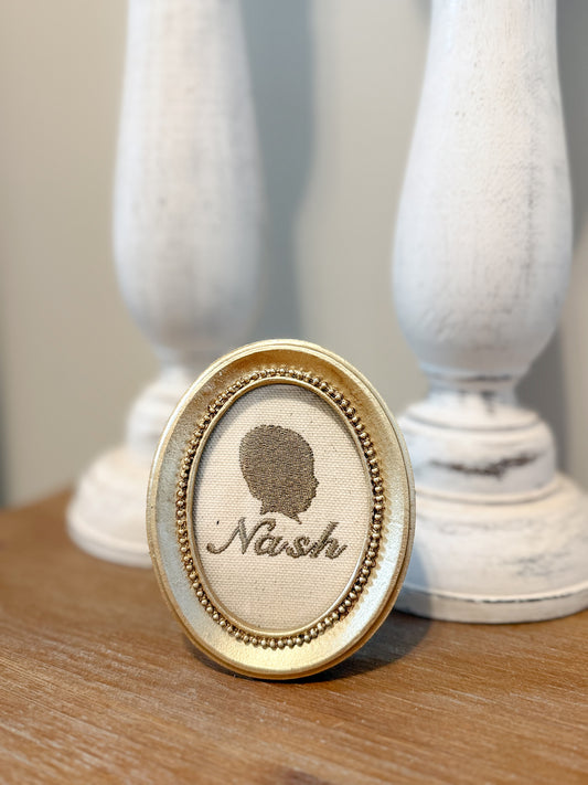 Custom Framed Silhouettes