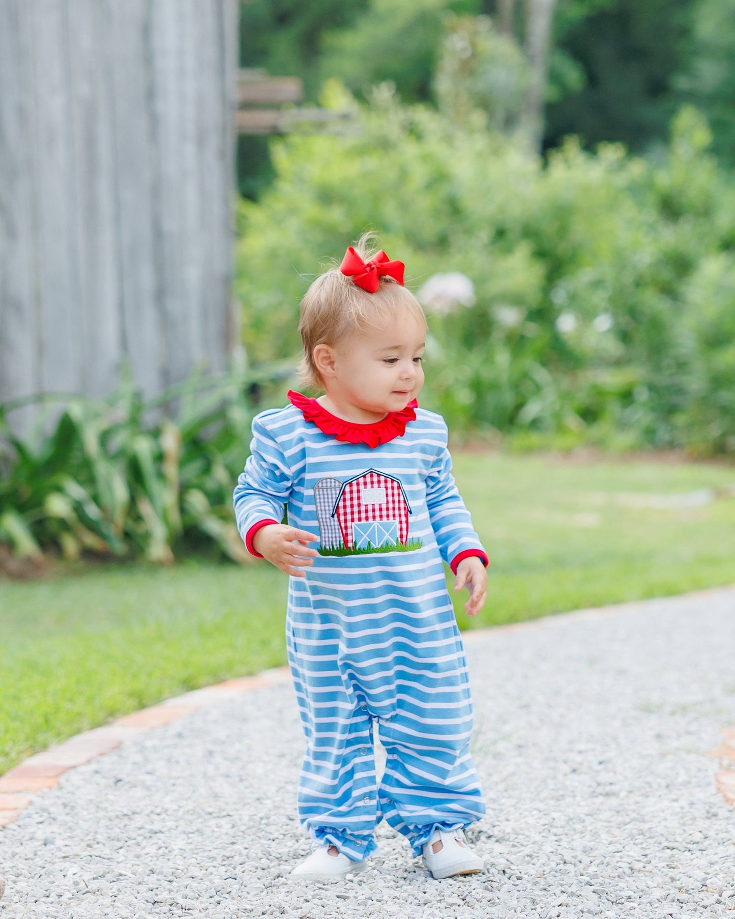 On The Farm Ruffle Romper