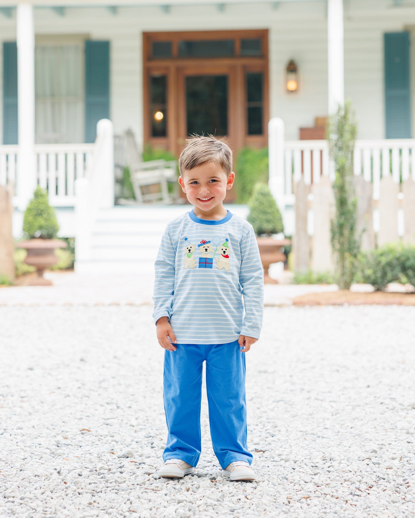 Puppy Party Pants Set