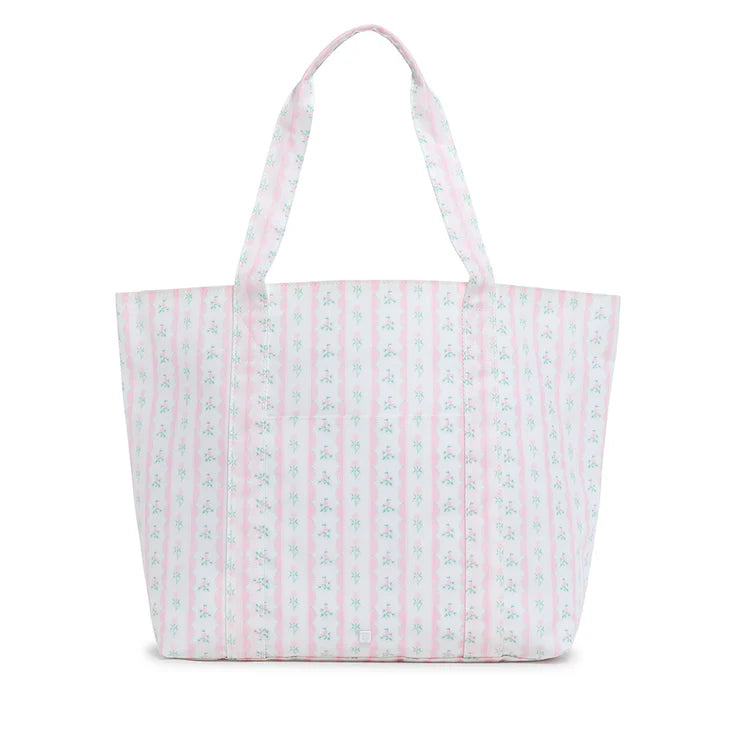 Pink Ribbon Floral Jumbo-XL Tote