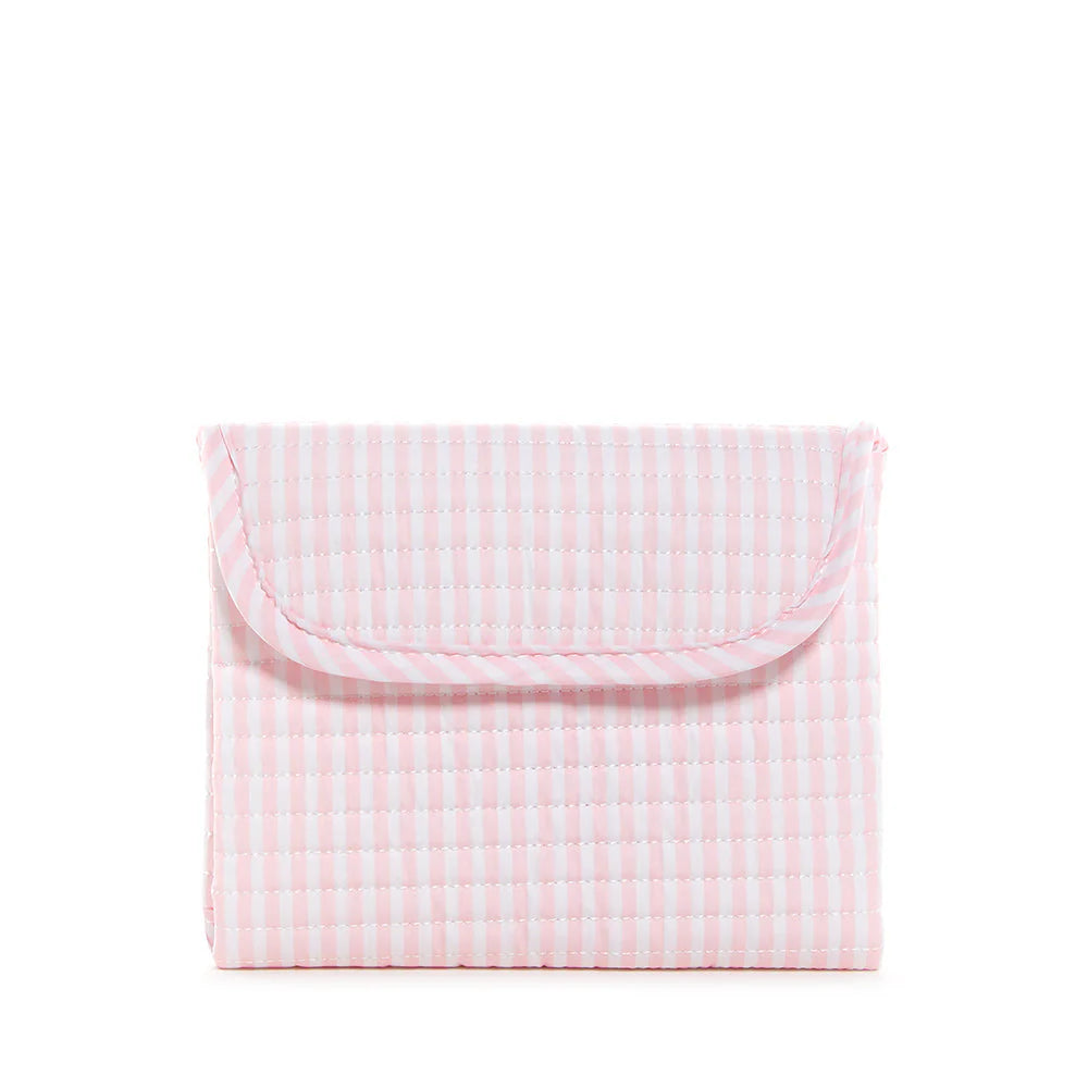 Quilted Changing Mat Pimlico Stripe Pink