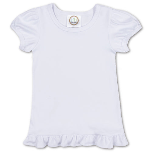 Girls Ruffle Tee